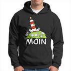 Moin North Sea Lighthouse Motif I North Sea Island Sheep Kapuzenpullover