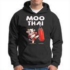 Moo Thai Muay Thai Cow Thai Boxing For Children Muay Thai Kapuzenpullover