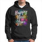 New Year's Eve Party Outfit Decoration Fireworks New Year Happy New Year Kapuzenpullover