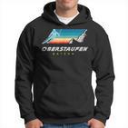 Oberstaufen Bayern Germany Retro 80S Ski Kapuzenpullover