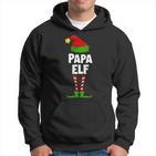 Papa Elf Partner Look Family Elves Outfit Xmas Christmas Kapuzenpullover