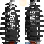Papaateratertag Geburtstag Fun Spruch Lustig Geschenk Kapuzenpullover