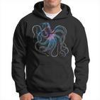 Psychedelic Octopus Octopus Kapuzenpullover