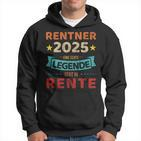 Rentner 2025 Legend Retirement For Grandpa Kapuzenpullover