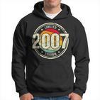 Retro 16 Yearsintage 2007 Limited Edition 16Th Birthday Kapuzenpullover