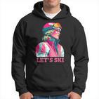 Retrointage Ski 80Er 90Er Jahre Skifahren Outfit Herren Damen Kapuzenpullover