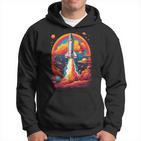 Space Travel With Space Shuttle Rocket Astronaut Dream Kapuzenpullover