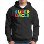 Superhero Uncle From Nephew Or Niece Super Uncle Kapuzenpullover