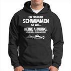 Tag Ohne Schwimmen Immöglich Swimmer Kapuzenpullover