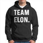 Team Elon Name Kapuzenpullover