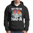 Time For The Haia Shark Sleep Tired Pyjamas Sleep Kapuzenpullover