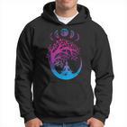 Tree Of Life Spiritual Moon Phases Yoga Kapuzenpullover