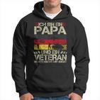 Veteran Father's Day Oak Leaves Soldier And Dad Kapuzenpullover