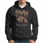 Yellowstone Iconic Beth Dutton Distressed Big Chest Poster Kapuzenpullover