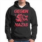 Zeichen Setzen Gegen Rechts Gegen Nazisintage Kapuzenpullover