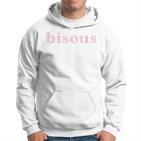 Bisous Kisses Graphic Blue S Kapuzenpullover