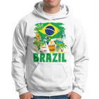 Brazil Flag Outfit Idea For Children Brazil & Brazilian Flag Yellow Kapuzenpullover