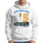 Children's 5 Years Boy Little Bus Driver 5Th Birthday Bus Articulated Bus Kapuzenpullover