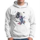 Children's Astronaut 8Th Birthday Boys 8 Years Space Astronomy Kapuzenpullover