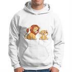 Children's Big Brother Boys Lion Kapuzenpullover