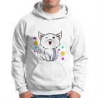 Children's Ich Bin 7 Jahre Alt Katzensieben 7Th Birthday Kapuzenpullover