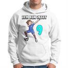 Children's Ich Bin Jetzt 9 Football Boy Dabbing 9Th Birthday Kapuzenpullover