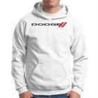 Dodge Wordmark Logo Gray Kapuzenpullover