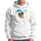 Hamsti Schlafi Schlafi Sad Hamster Schlafi Schlafi Blue Kapuzenpullover