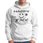 Happy Face Globe Kapuzenpullover