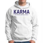 Karma Nur Gutes Karma Kapuzenpullover