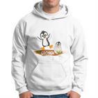 Kinder Endlich Großer Bruder Son Sibling Penguin Kapuzenpullover