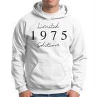 Limited Edition 1975 Birthday 1975 Born 1975Intage Blue Kapuzenpullover