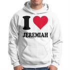 I Love Jeremiah Kapuzenpullover