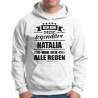 Name Nataliaorname Namensgeschenke Namenstag Fun Kapuzenpullover