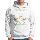 Peace I Come In Peace Matching Ugly Christmas Jumper Kapuzenpullover