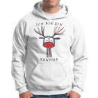 I Am A Reindeer Fun Christmas Gray Kapuzenpullover