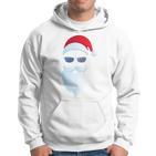 Santa Claus Sunglasses Christmas Santa Claus Long-Sleeved Kapuzenpullover