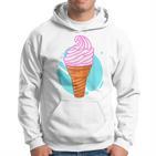 Soft Ice Cream In The Waffle Summer Ice Cream S Kapuzenpullover