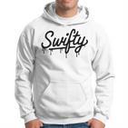 Swifty Fan Merch Ns First Name Taylor Outfit Drip Gray Kapuzenpullover