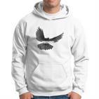 Techno Holy Spirit Rave Bird Raabe Hardtechno Deep Trance Kapuzenpullover