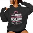 40Th Birthday Woman 40Th Birthday Women'sintage 1985 Women's Kapuzenpullover für Damen