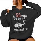 50Th Birthday Man Decoration 50Th Birthday Woman S Kapuzenpullover für Damen