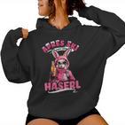 Apres Ski Haserl Rabbit Skihaserl Women's Party Crew Kapuzenpullover für Damen