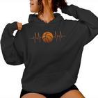 Basketball For N Girls Boys Love Basket Kapuzenpullover für Damen