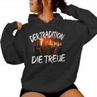 Demon Man Woman Child Bartl Costume Saying Krampus Tradition Kapuzenpullover für Damen