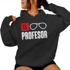 El Professor Money Costume Work Glasses Teacher's Kapuzenpullover für Damen