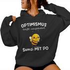 Sumsi Mit Po Optimism Bees Beekeepers Honey Kapuzenpullover für Damen