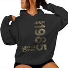 January 1985 Man Woman 40Th Birthday Limited Edition Kapuzenpullover für Damen