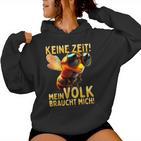 Keine Zeit Meinolk Braucht Mich Beekeeper Kapuzenpullover für Damen