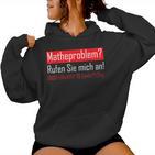 Maths Teacher Humour Maths Student Maths Kapuzenpullover für Damen